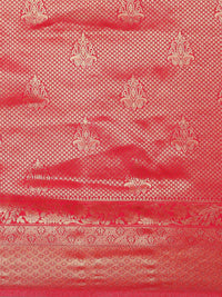 Saree mall Pink Ethnic Motifs Zari Silk Blend Banarasi Sarees