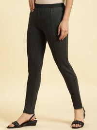 W Women Slim Fit Mid-Rise Plain Trousers