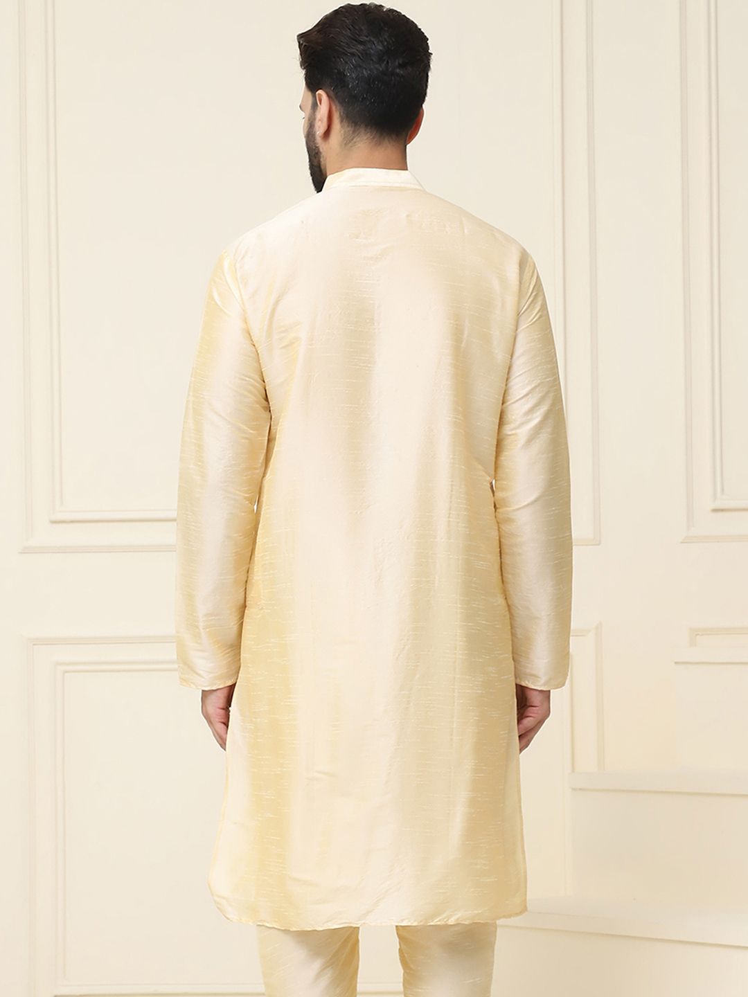 SOJANYA Men Jacquard Straight Kurta