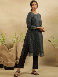 Folk Song  Abstract Printed  A-Line Kurta