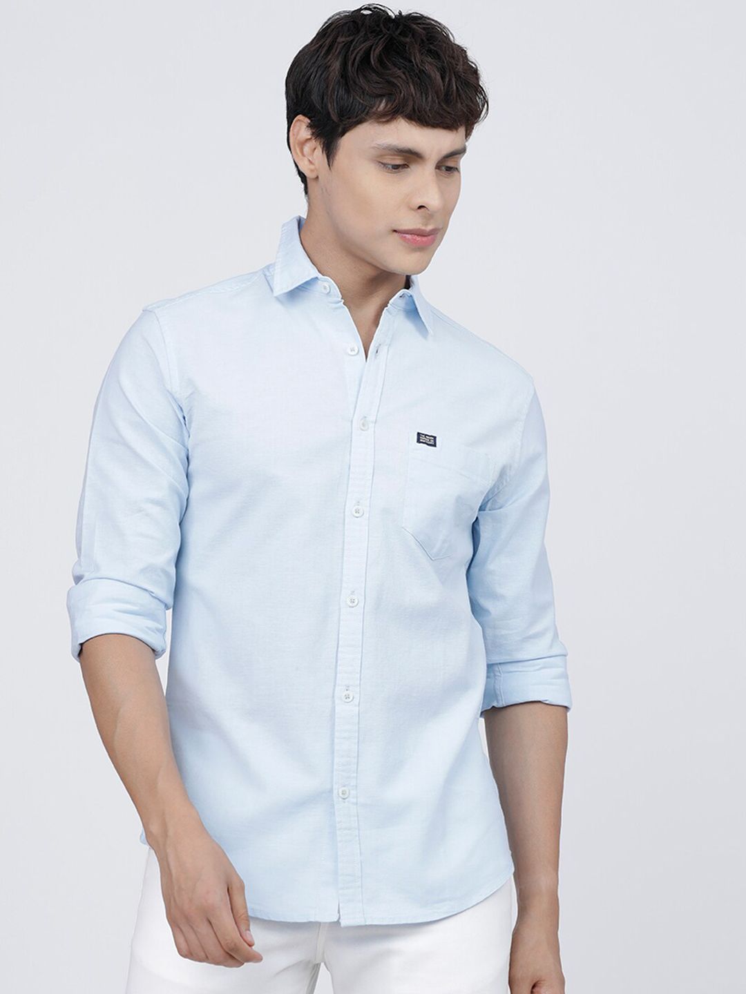 The Indian Garage Co Men Blue Casual Shirt