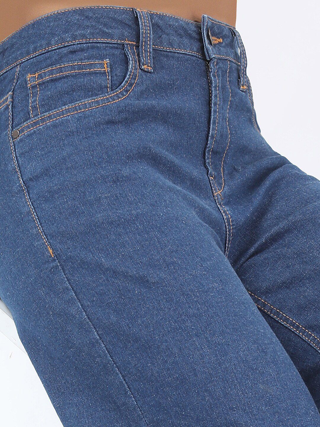 Tokyo Talkies Women Wide Leg Flared Mid Rise stretchable Jeans