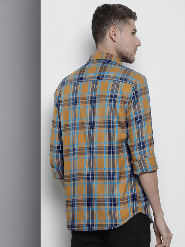 The Indian Garage Co Smart Slim Fit Opaque Checked Casual Shirt