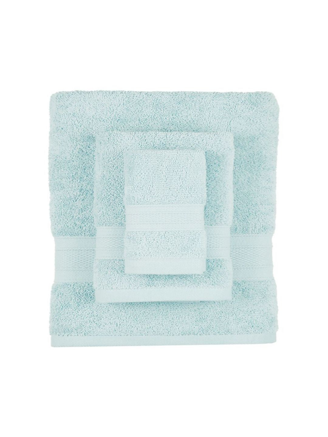 MYTRIDENT Blue 6 Pieces Pure Cotton 500 GSM Towel Set