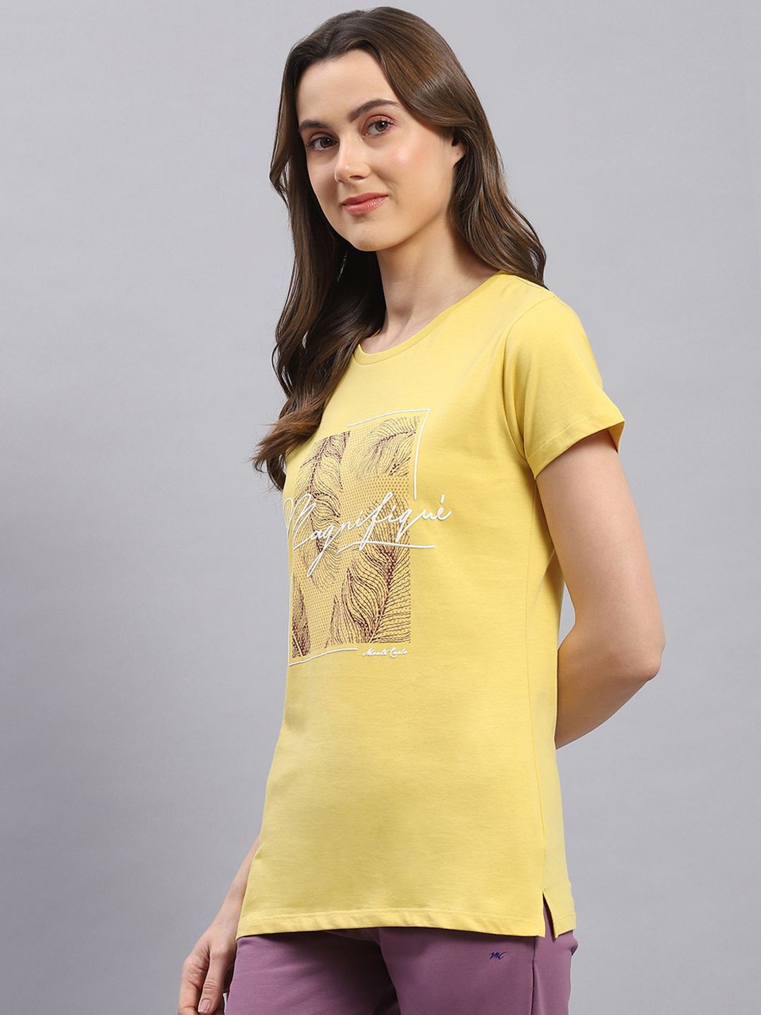Monte Carlo Pack Of 2 Typography Printed Cotton Top