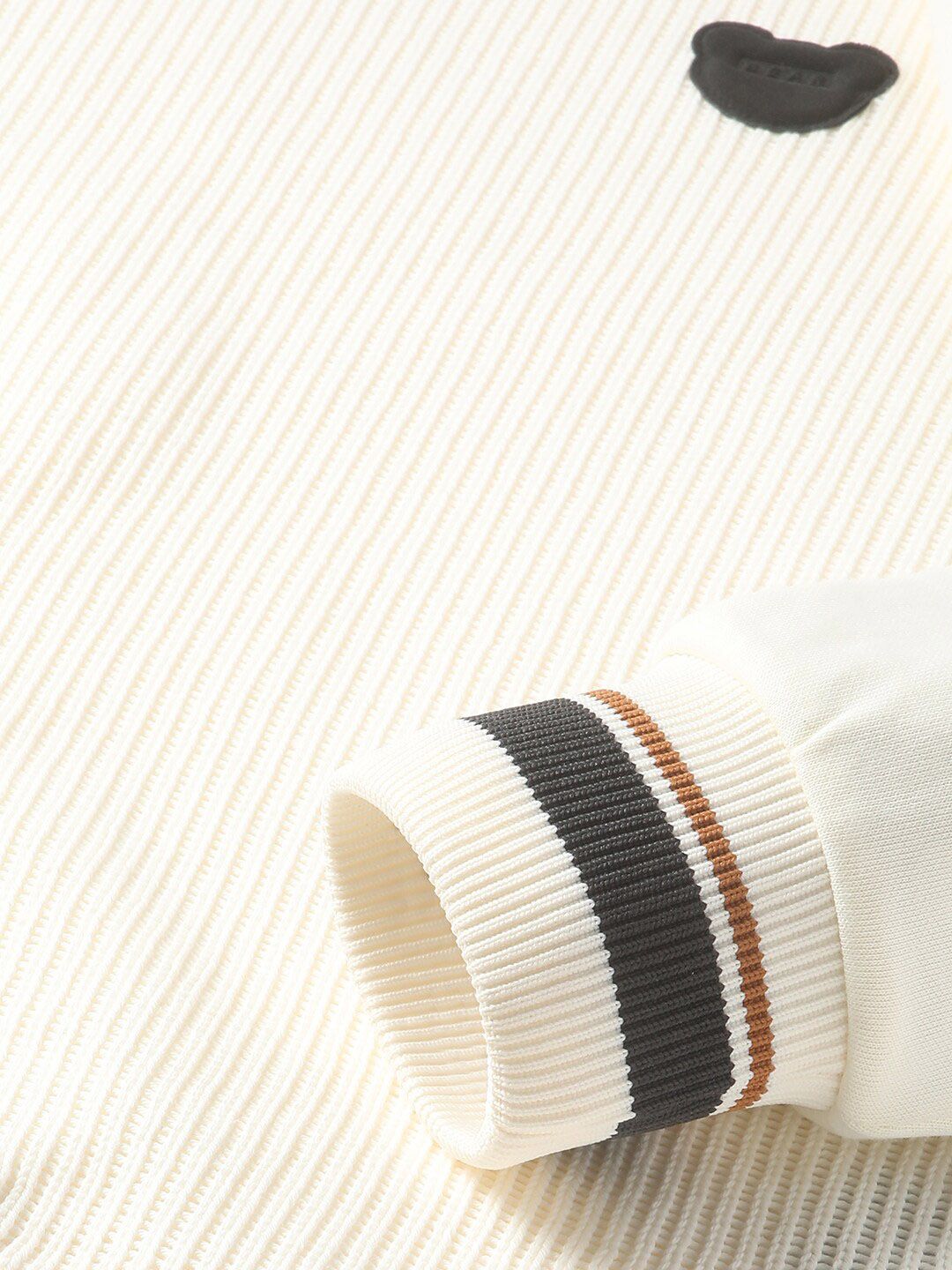 THE BEAR HOUSE Round Neck Cotton Sweatshirt