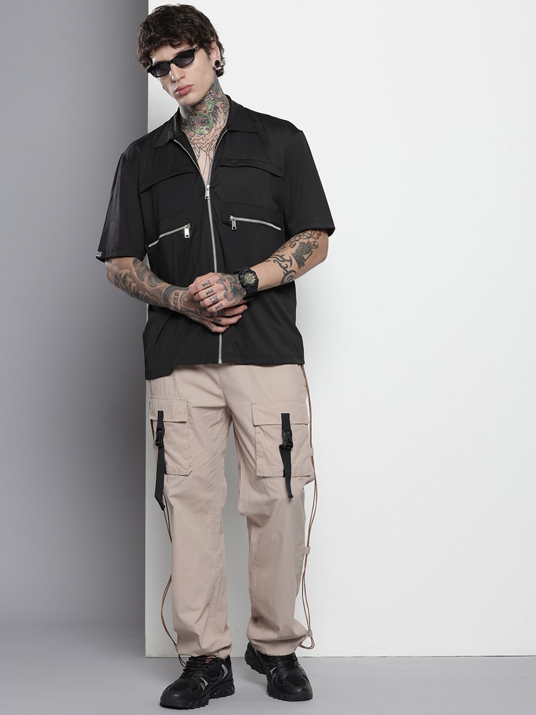 The Indian Garage Co Solid Relaxed Fit Casual Shirt
