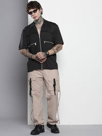 The Indian Garage Co Solid Relaxed Fit Casual Shirt