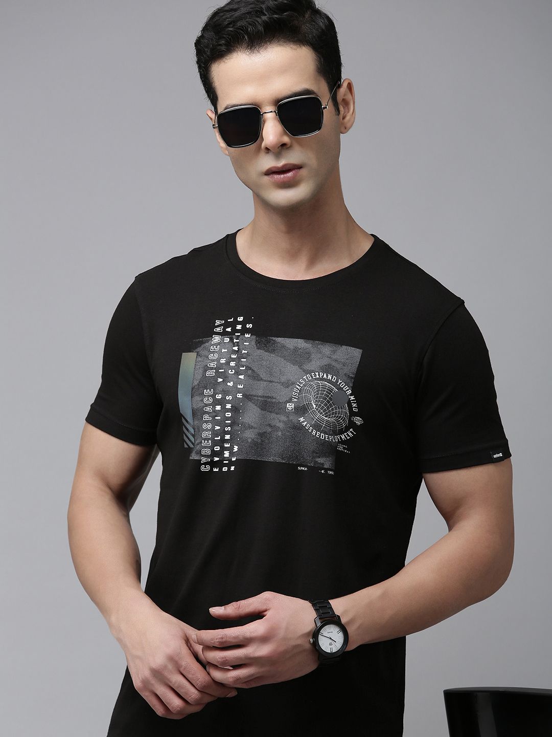 SPYKAR Printed T-shirt