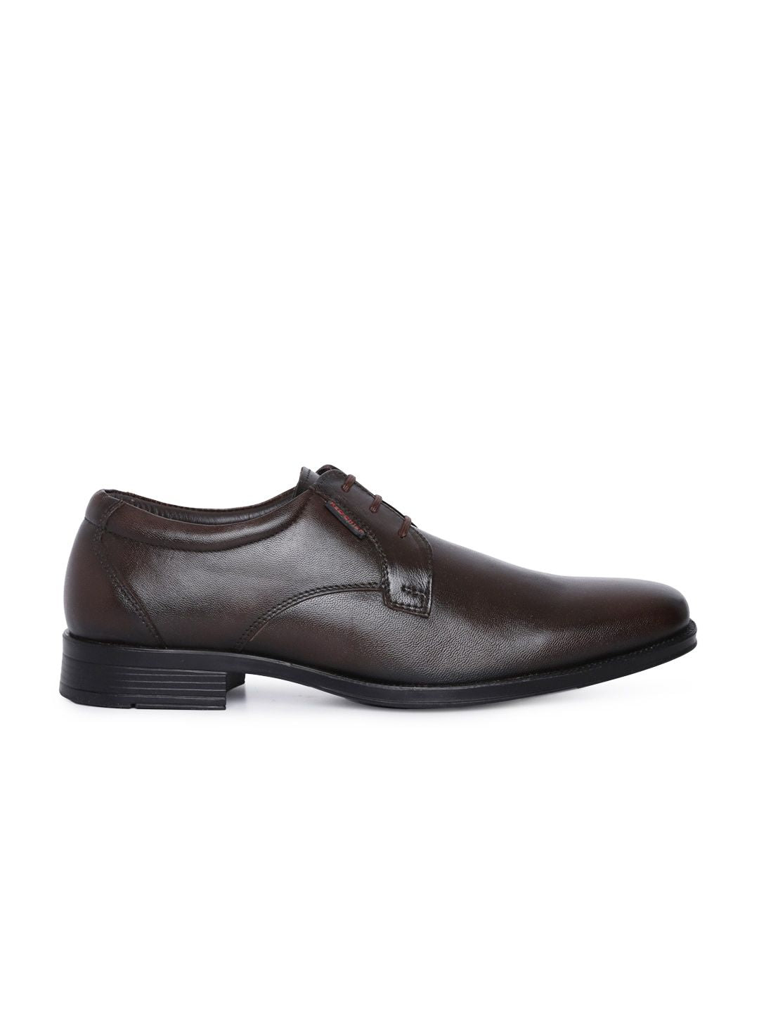 Red Chief Brown Solid Formal Derbys
