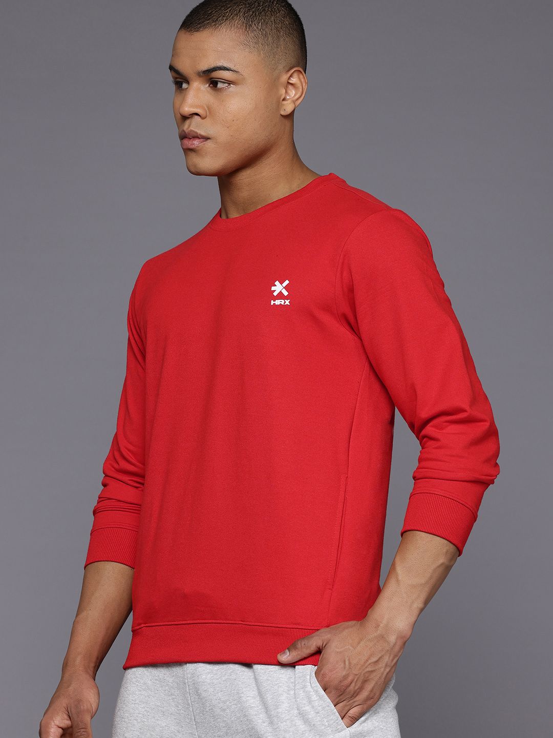 HRX by Hrithik Roshan Round Neck Training Sweatshirt