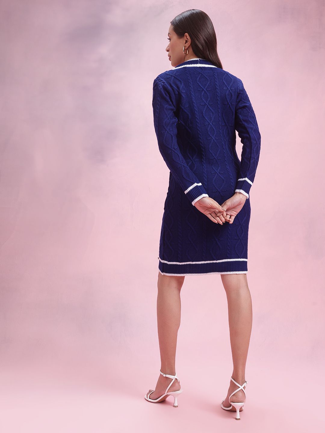 DressBerry Cable-Knit Dress