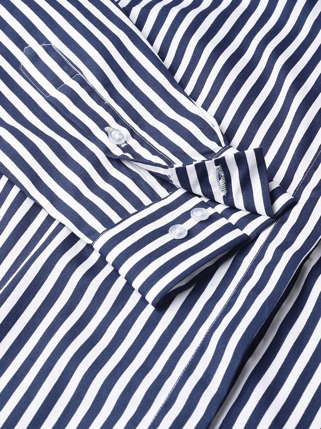 Hancock Striped Spread Collar Pure Cotton Formal Shirt