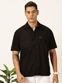 Thomas Scott Men Premium Boxy Pure Cotton Casual Shirt