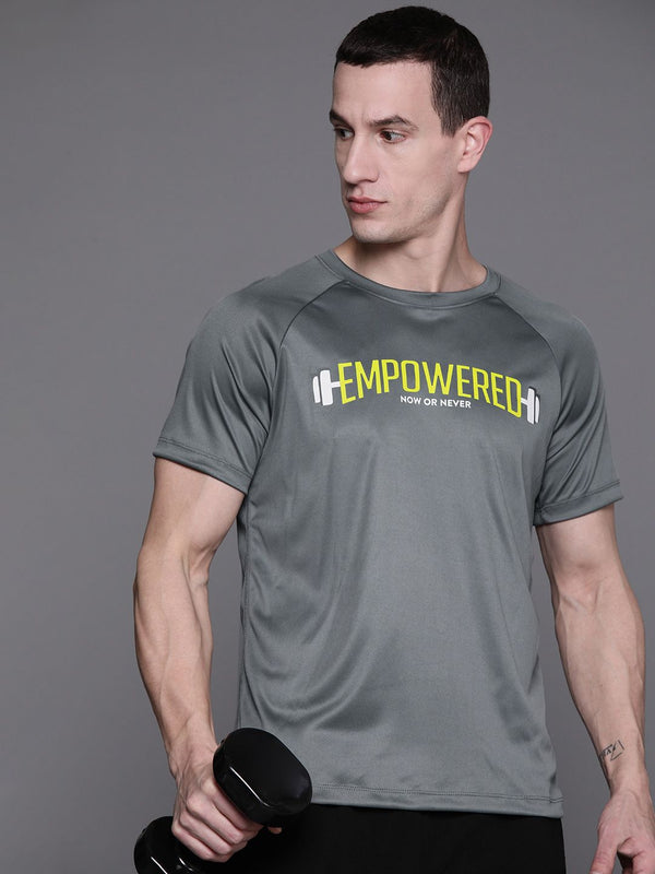 HRX by Hrithik Roshan Printed Rapid-Dry Training T-shirt