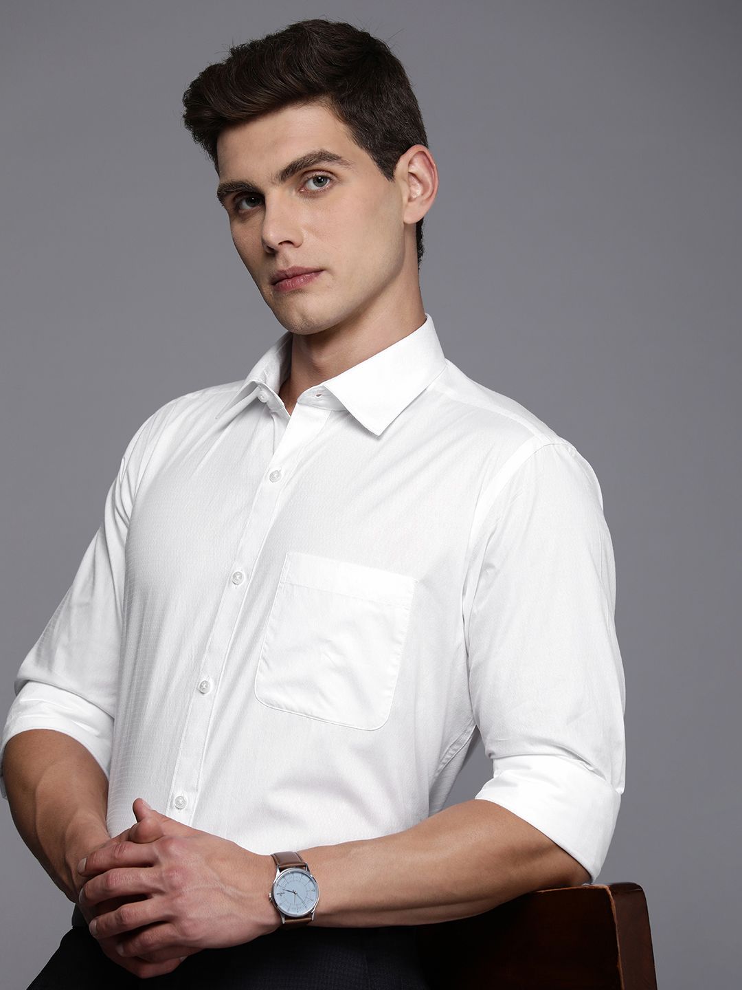 Raymond Slim Fit Pure Cotton Formal Shirt