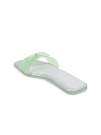 Mochi Women Open Toe Flats with Bows