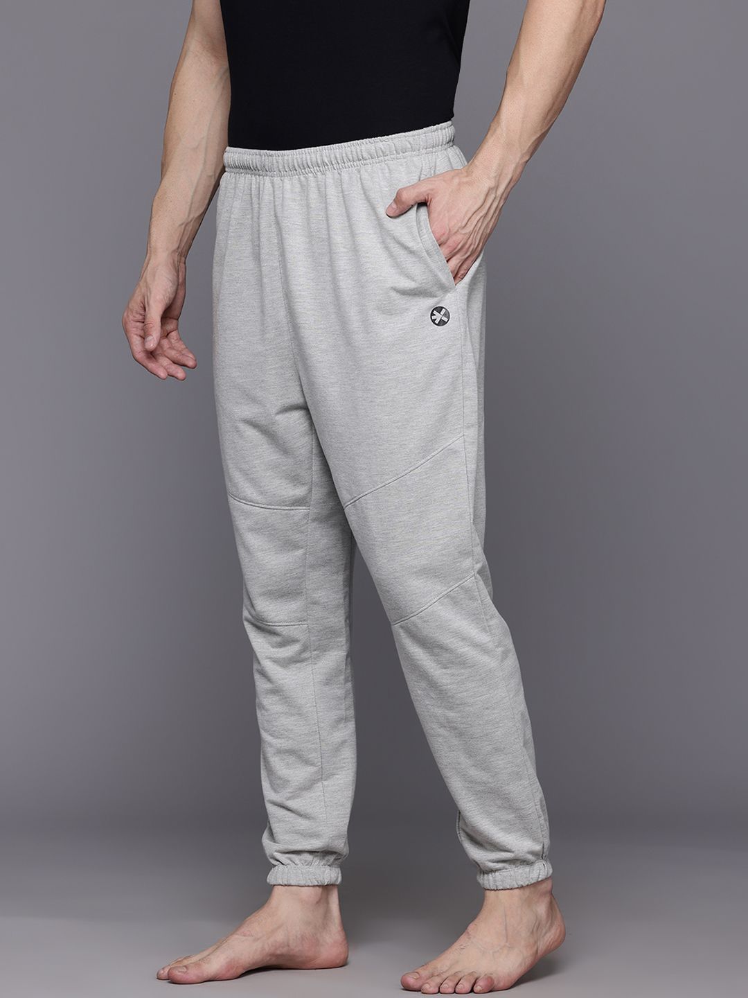 HRX by Hrithik Roshan Men Mid-Rise Regular Fit Yoga Joggers