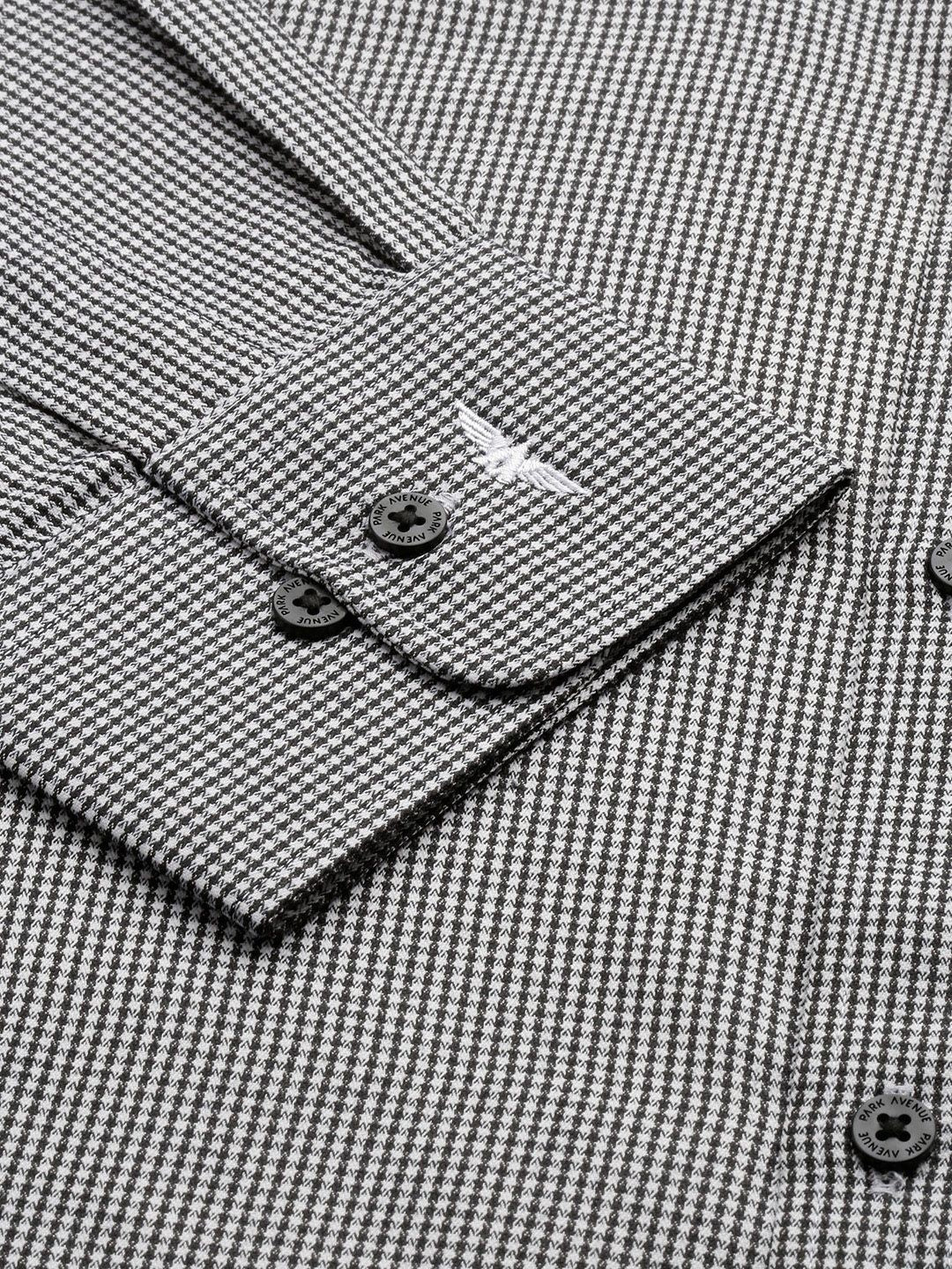 Park Avenue Self Design Slim Fit Formal Shirt