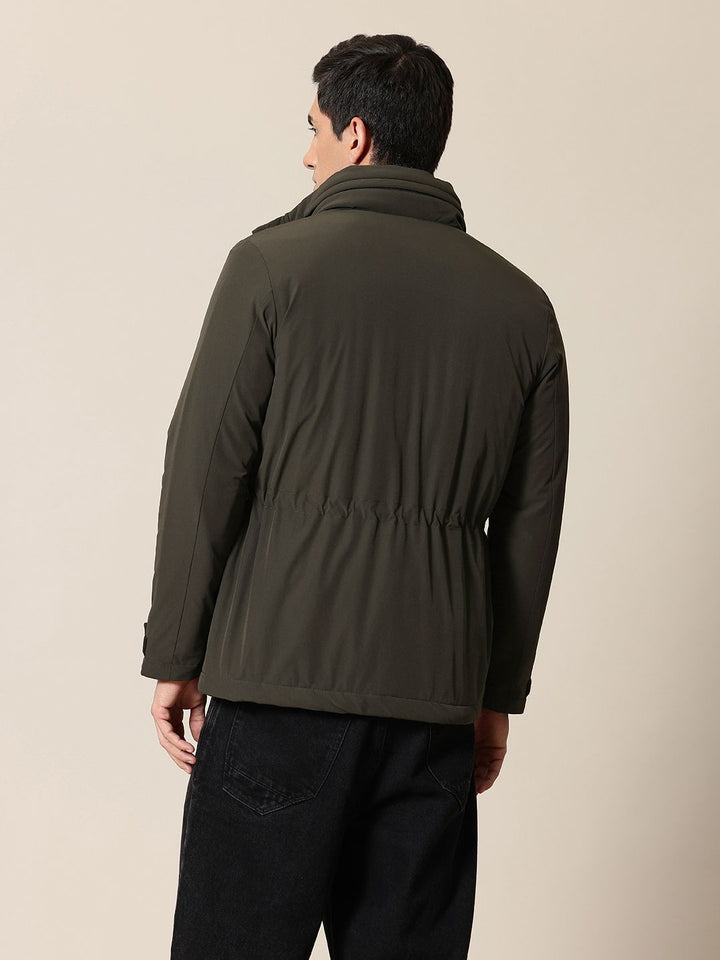 Mr Bowerbird Tailored Fit Hooded Padded Jacket