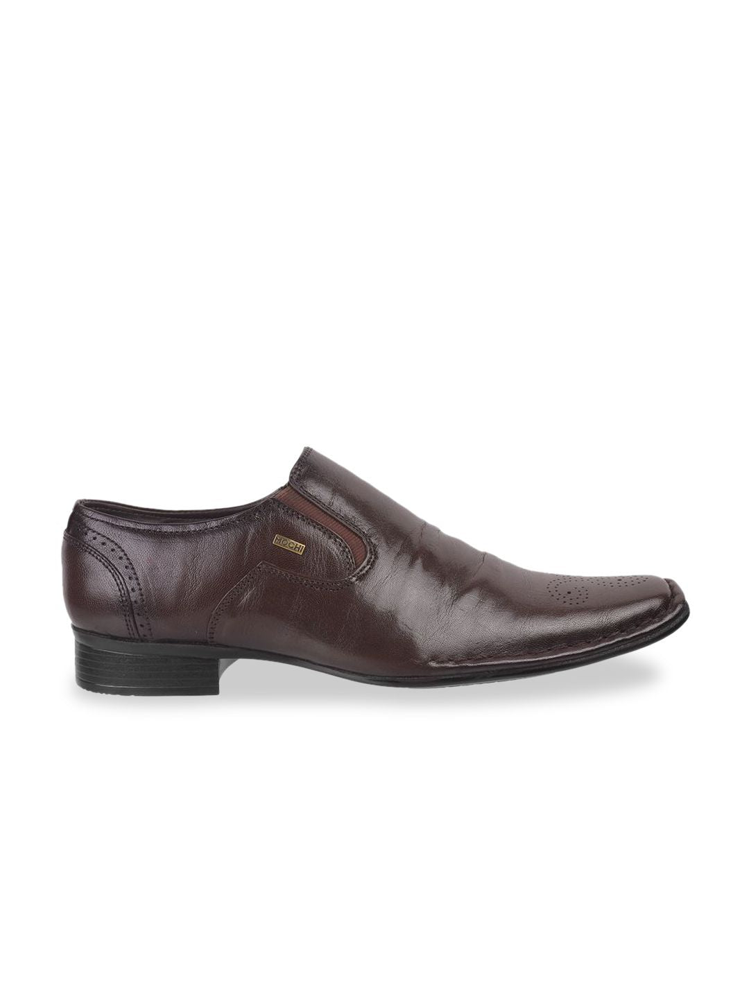 Mochi Men Leather Formal Slip-On Shoes