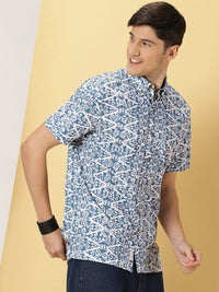 Thomas Scott Comfort Fit Floral Opaque Printed Casual Shirt