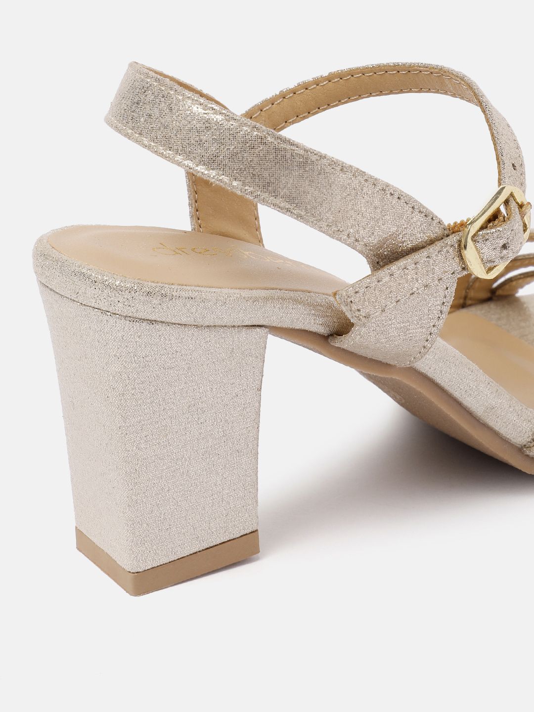 DressBerry Open Toe Block Heels