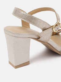 DressBerry Open Toe Block Heels