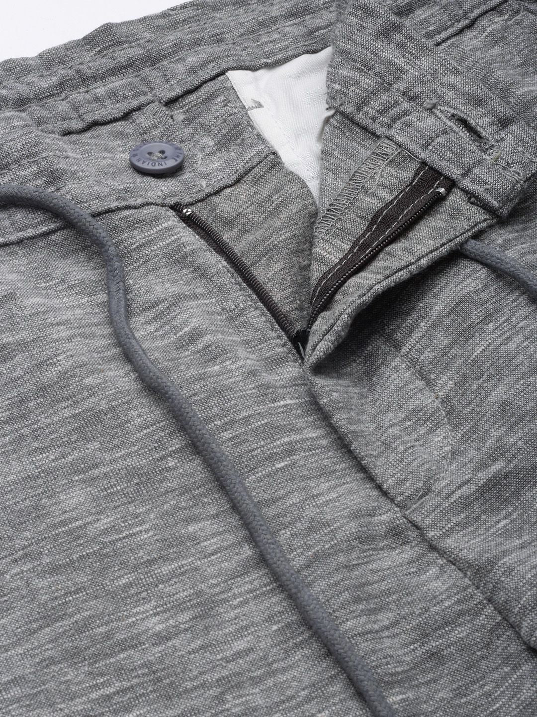 The Indian Garage Co Men Grey Joggers Trousers