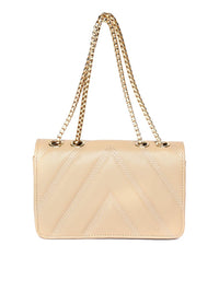 Lino Perros Beige Solid Shoulder Bag