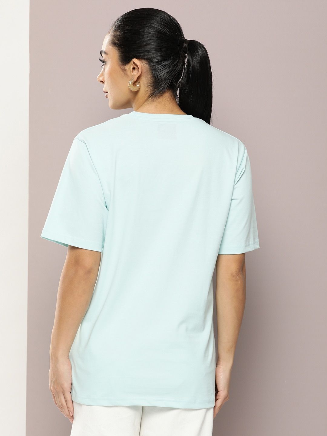 DILLINGER Graphic Printed Embossed Oversized Pure Cotton T-Shirt