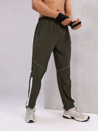 HRX by Hrithik Roshan Men Paneled Rapid-Dry Training Track Pants