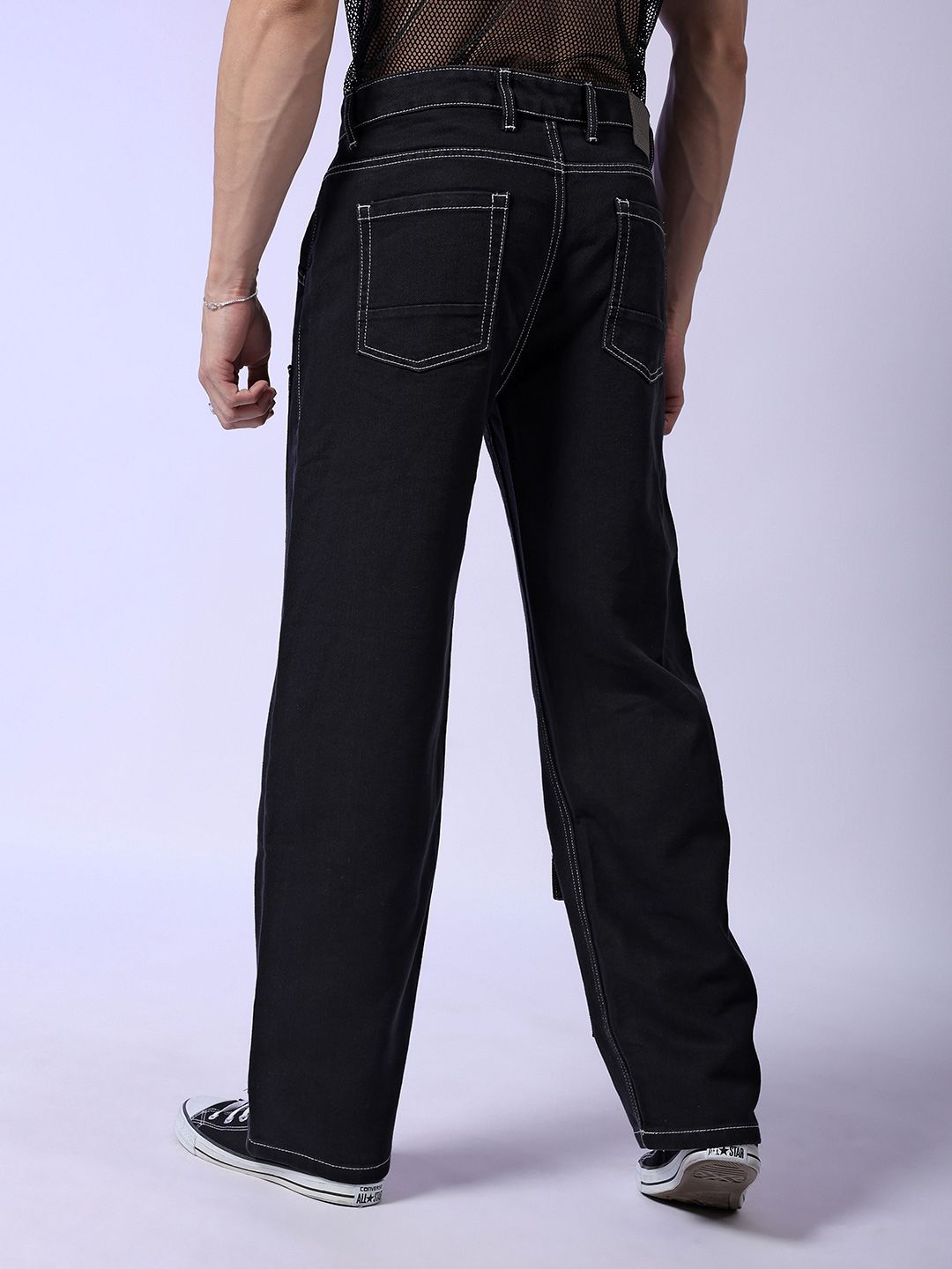 The Indian Garage Co Men Relaxed Fit Mid Rise Jeans