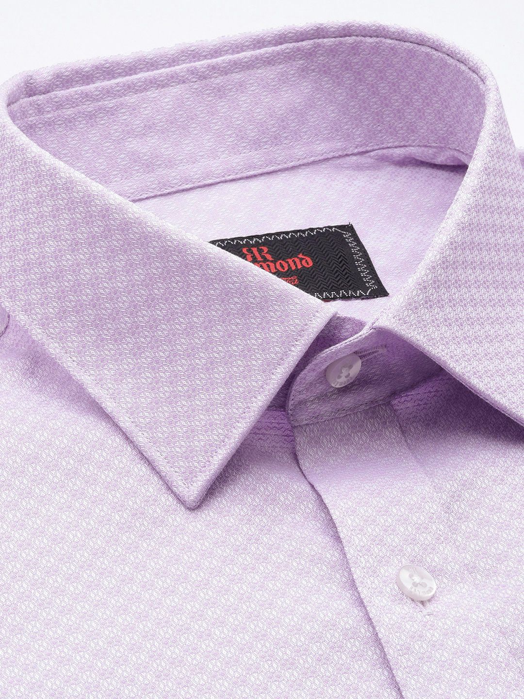 Raymond Pure Cotton Textured Slim Fit Formal Shirt