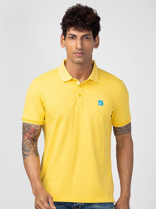SPYKAR Men Polo Collar T-shirt