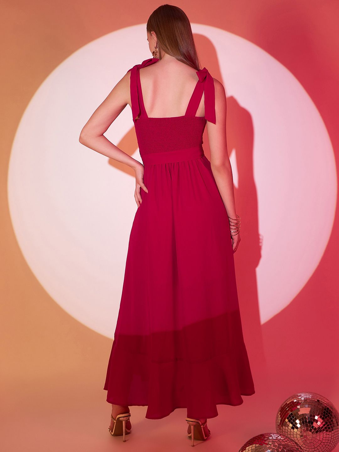 Berrylush Flared Maxi Dress
