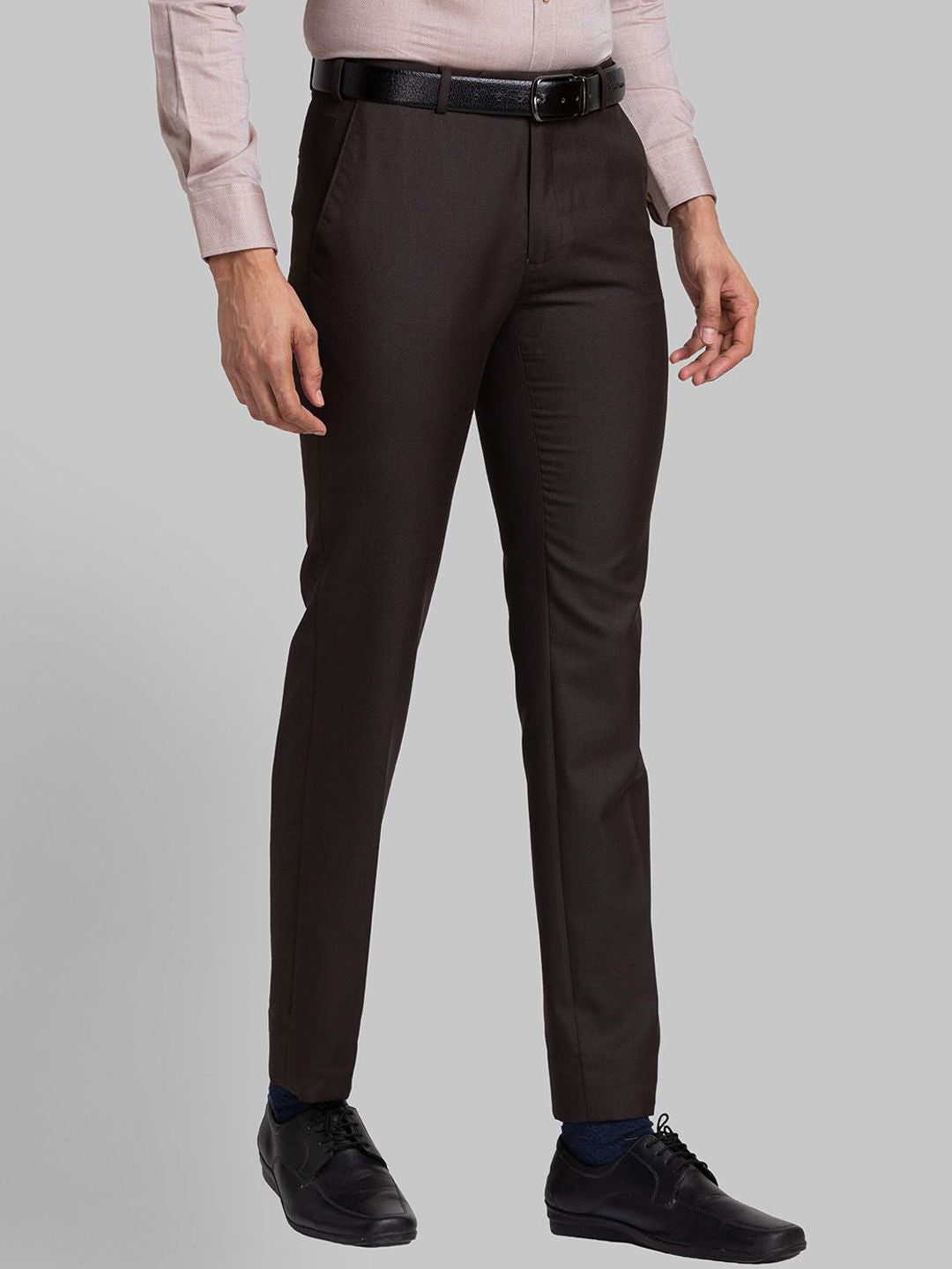 Raymond Slim-Fit Mid-Rise Trouser
