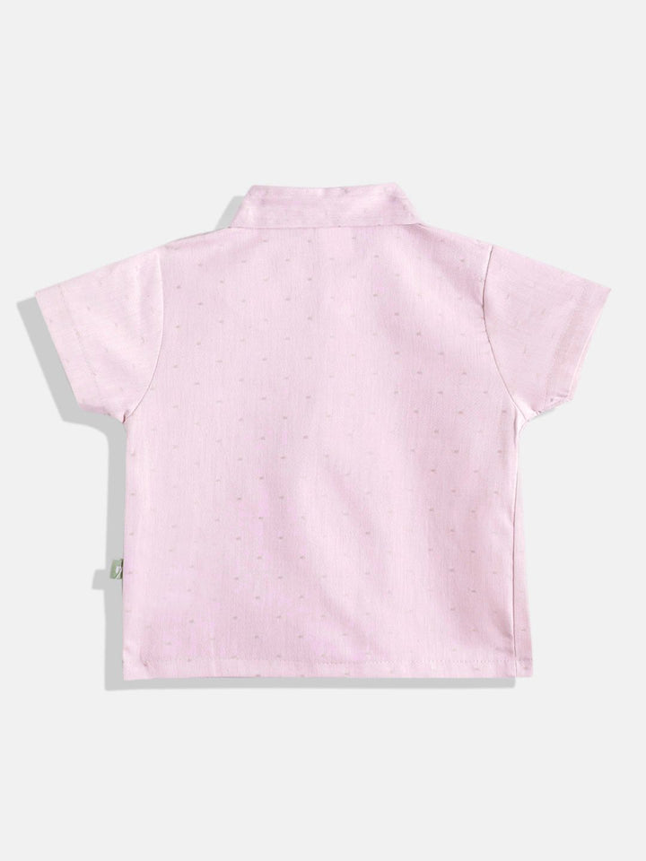 Moms Love Infant Boys Pure Cotton Dobby Shirt