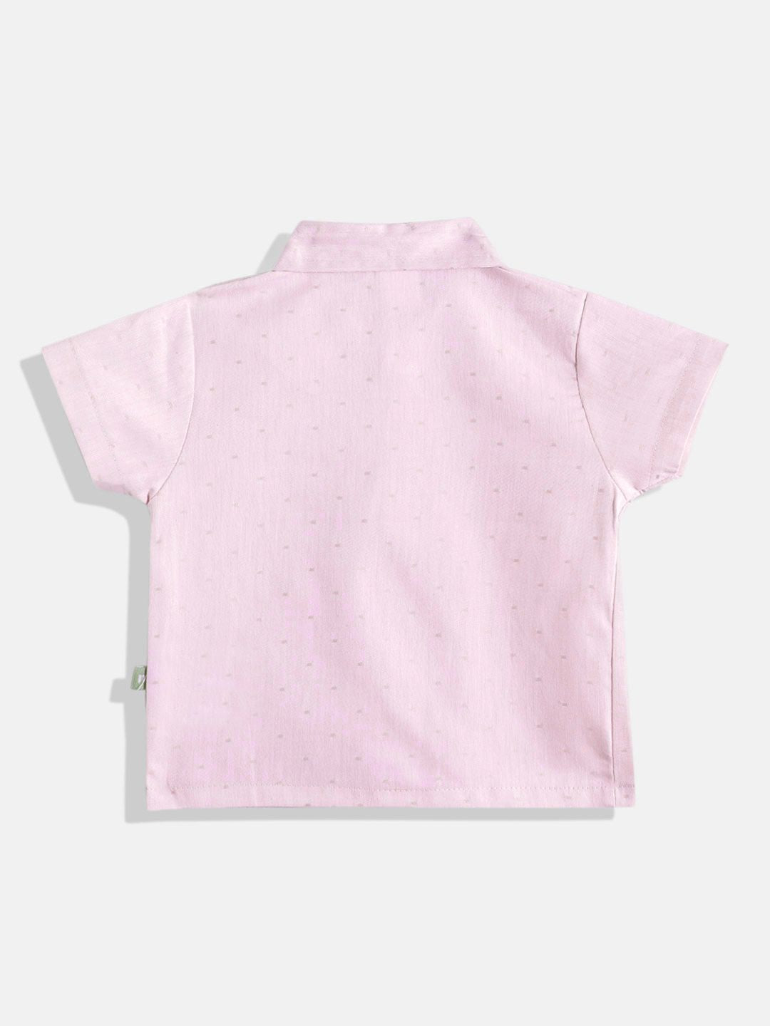 Moms Love Infant Boys Pure Cotton Dobby Shirt