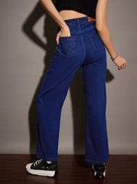 SASSAFRAS Women High-Rise Clean Look Stretchable Jeans