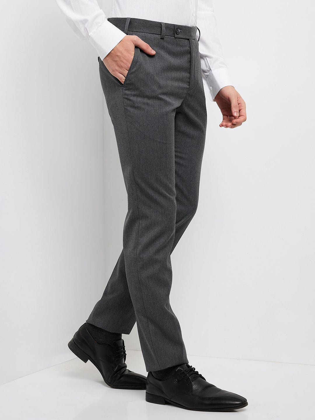 Raymond Men Slim Fit Formal Trousers