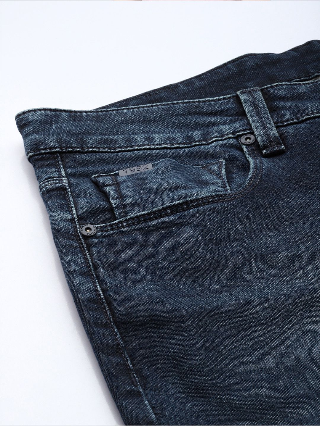 SPYKAR Men Skinny Slim Fit Low-Rise Light Fade Stretchable Jeans
