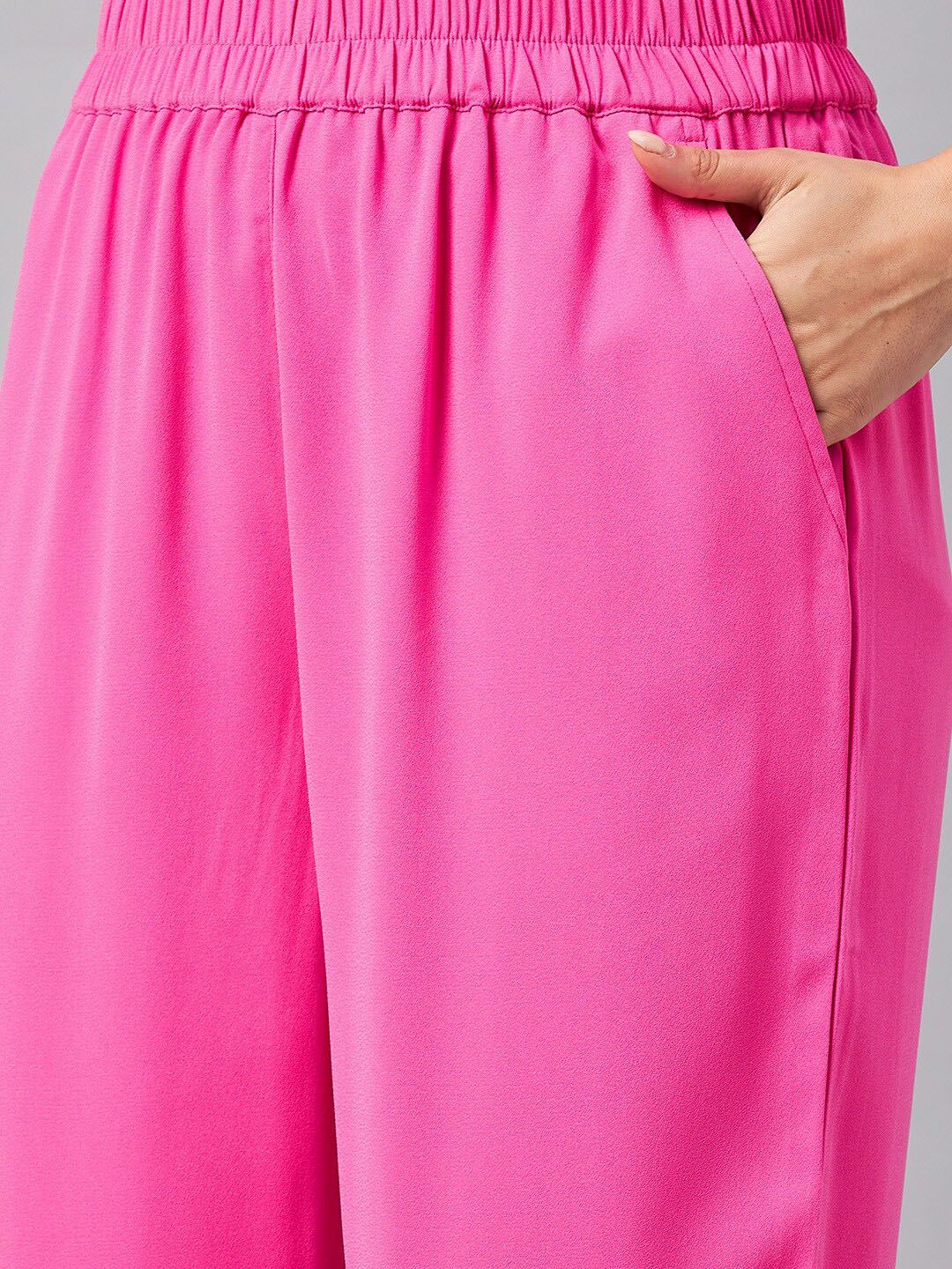 Antheaa Puffed Sleeves Blazer and Trousers Co-Ords