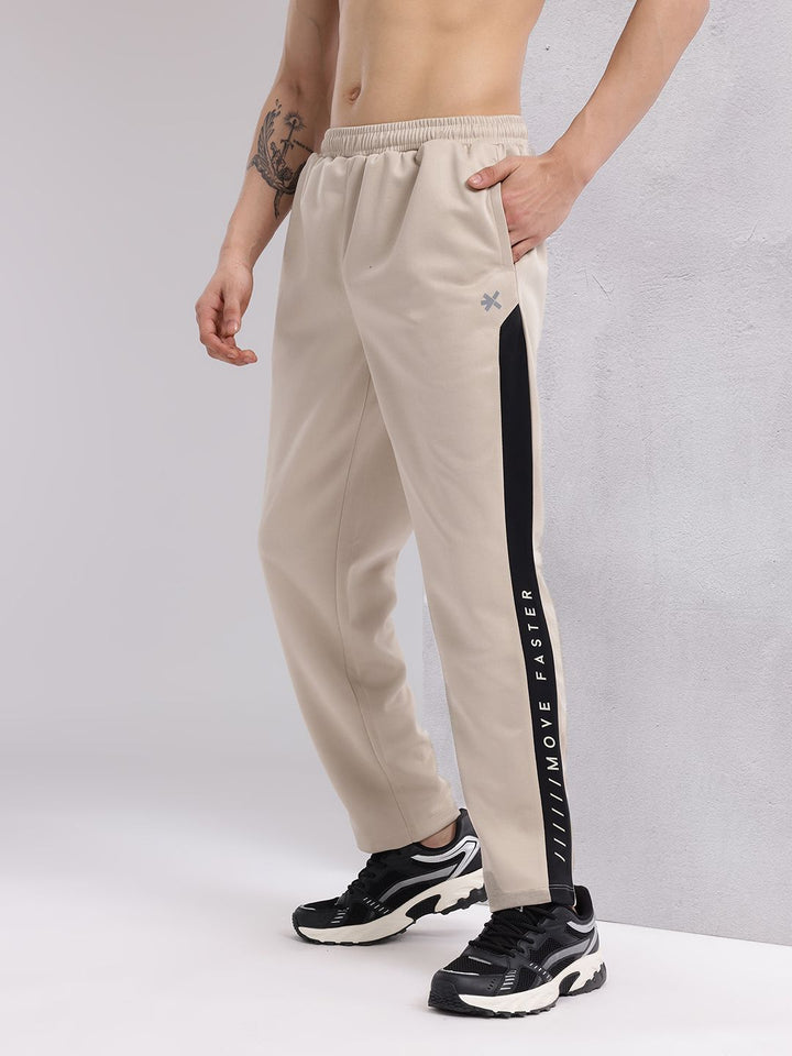HRX by Hrithik Roshan Men Contrast Taping Rapid-Dry Running Track Pants