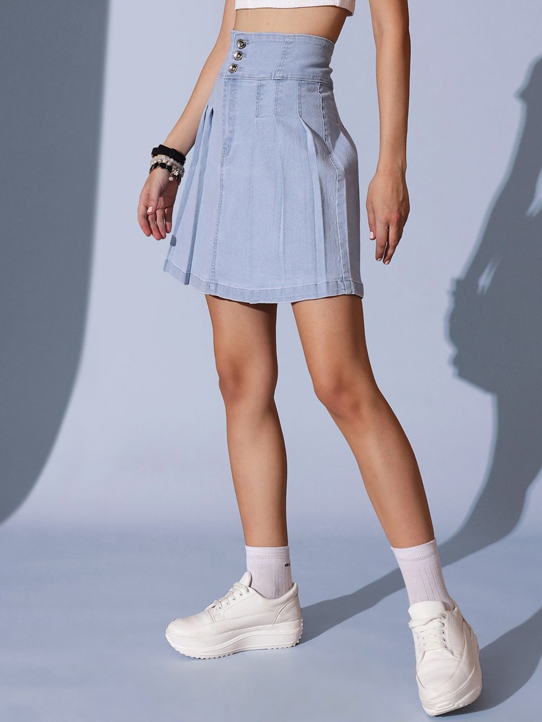 STREET 9 Flared Above-Knee Skirt