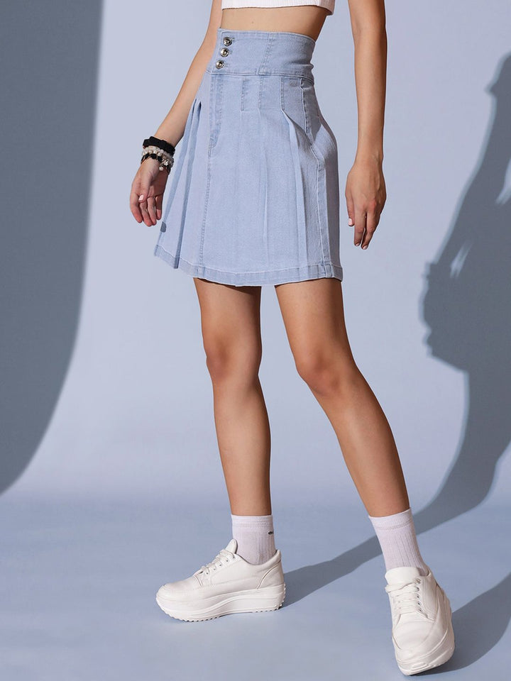 STREET 9 Flared Above-Knee Skirt