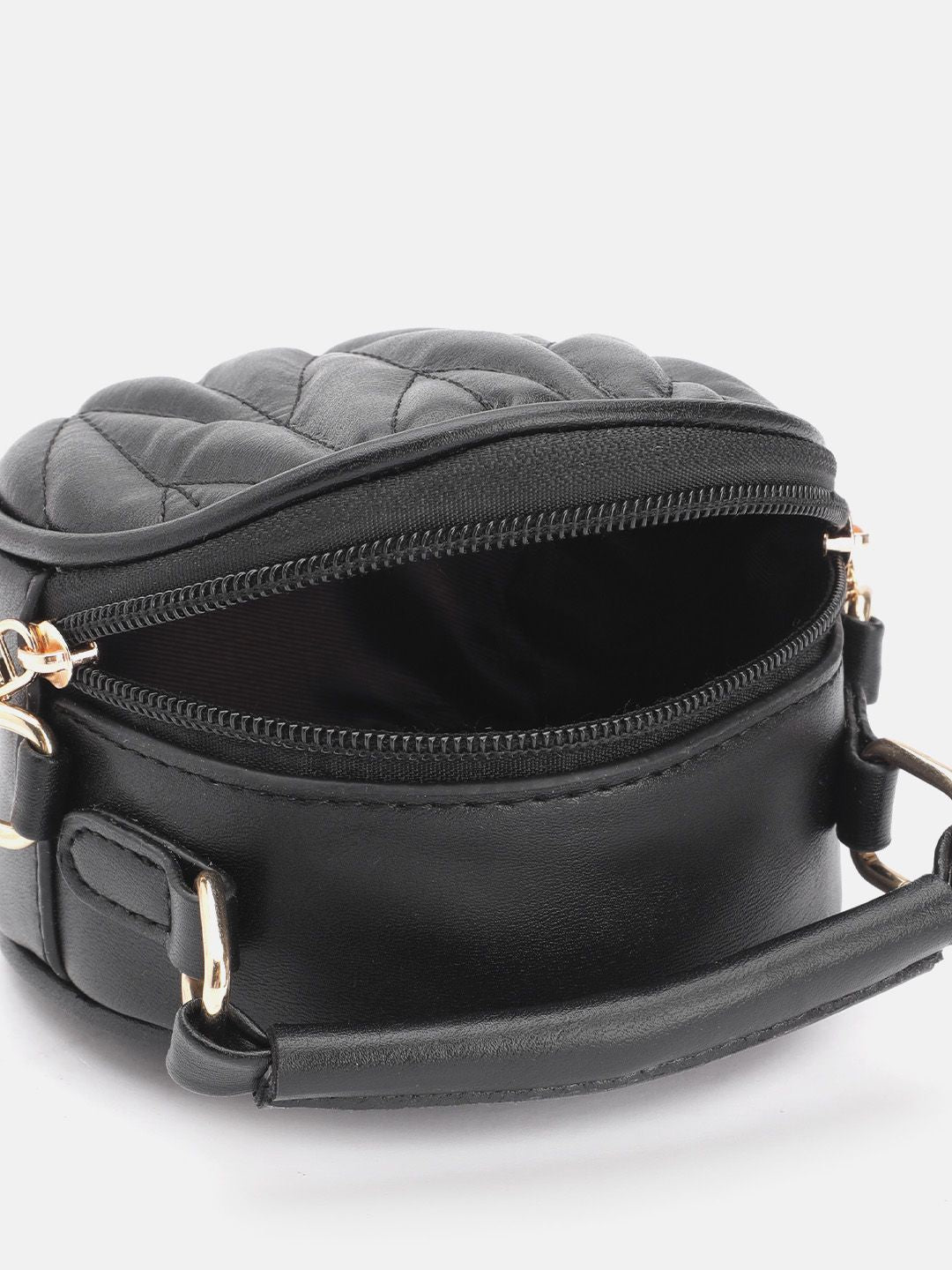 DressBerry Quilted Structured Handheld Bag
