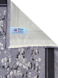 Myntra Elegant Homes Grey & Pink 400 TC King Bedsheet with 2 Pillow Covers