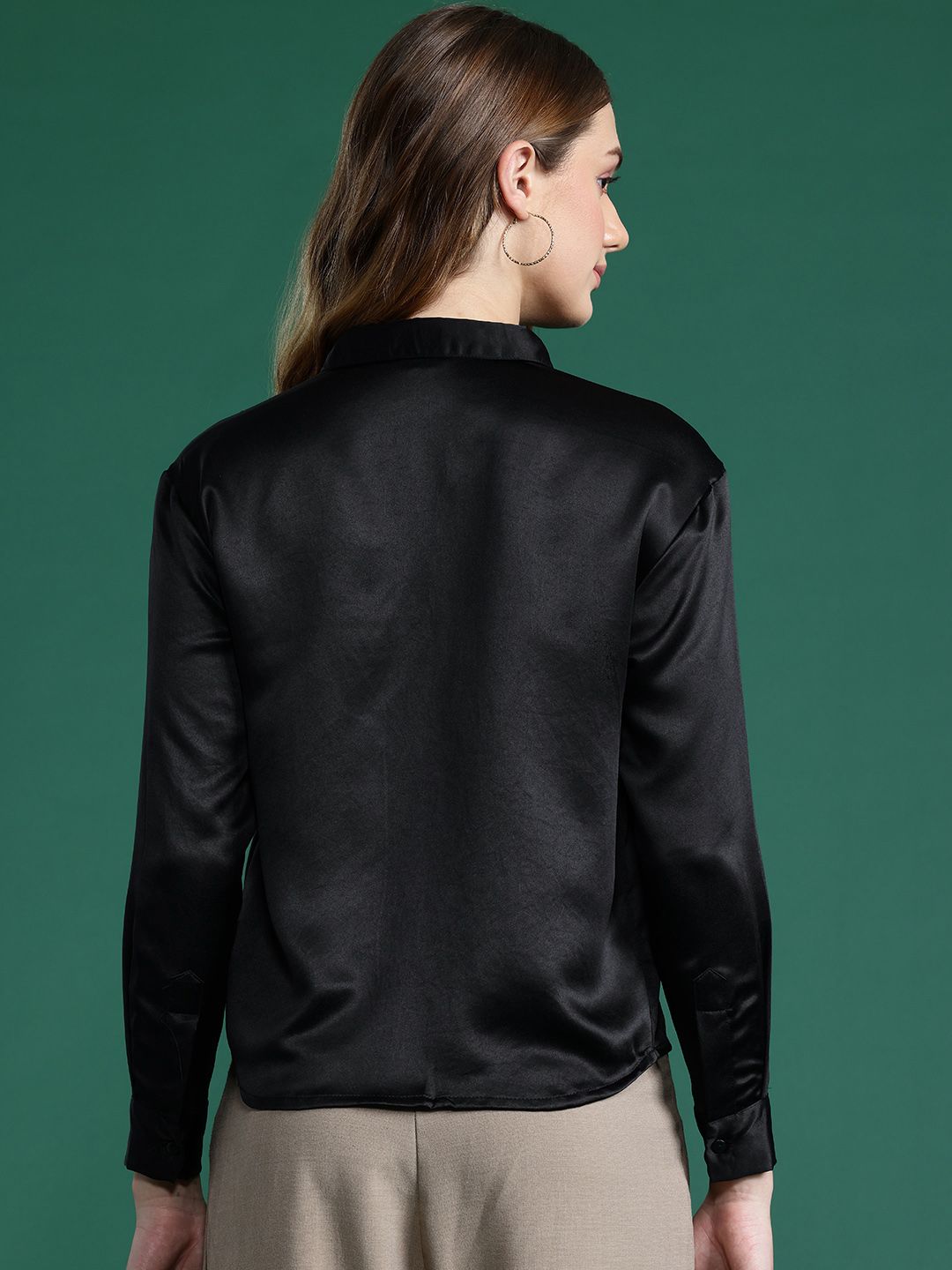 DressBerry Casual Satin Shirt