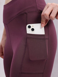 HRX by Hrithik Roshan Women Mid-Rise Rapid-Dry Yoga Tights